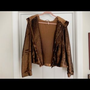 Sequin Free People Jacket
